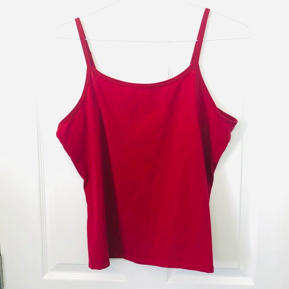 Indigo Tops - Great NW Indigo Red Tank 1X